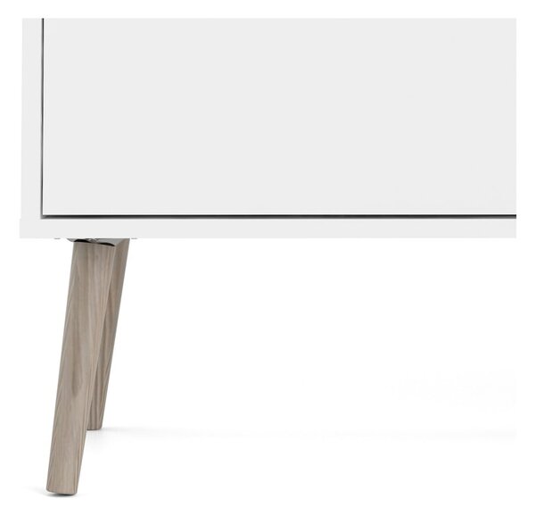 Biela komoda 196x82x39 cm Oslo – Tvilum