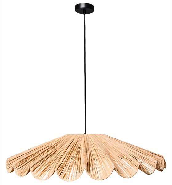Závesná lampa prírodná rafia ratan ručne pletené tienidlo na strop boho moderný štýl jedáleň predsieň obývacia izba