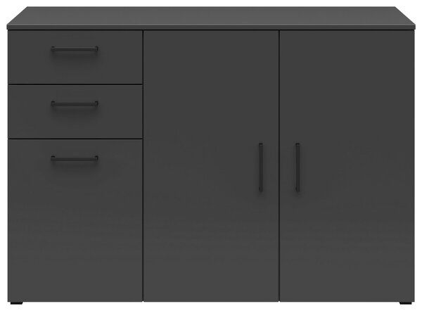 KOMODA, grafitová, 120/83/52 cm Carryhome - Komody