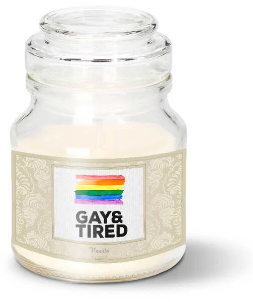 Sablio Sviečka GAY & TIRED - 120 g