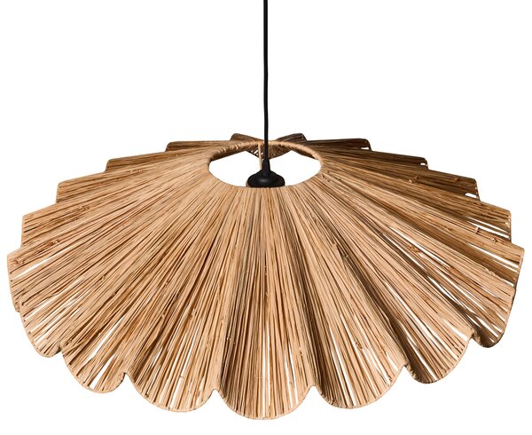Závesná lampa prírodná rafia ratan ručne pletené tienidlo na strop boho moderný štýl jedáleň predsieň obývacia izba