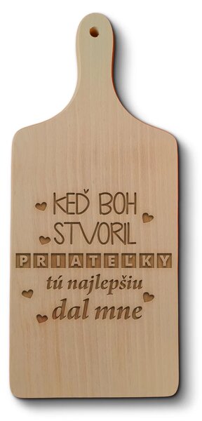 Sablio Doštička na krájanie Keď Boh stvoril priateľky