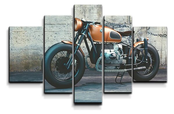 Sablio Obraz - 5-dílný Motorka - 125x90 cm