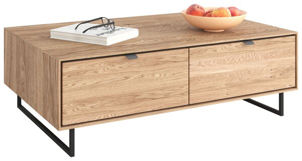KONFERENČNÝ STOLÍK, farba duba, drevo, kompozitné drevo, 110,2/40/70 cm Livetastic - Stolíky do obývačky, Online Only