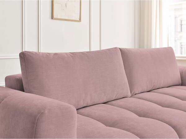 Ružová rozkladacia/s úložným priestorom pohovka 251 cm Fuji – Bobochic Paris