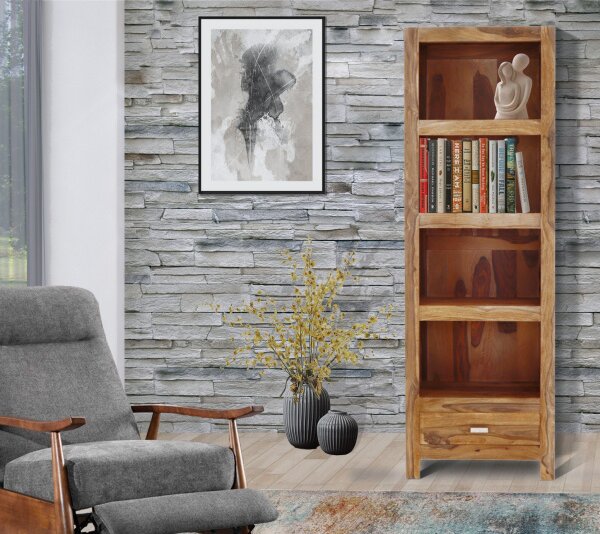 Knižnica Gani 60x180x35 z indického masívu palisander