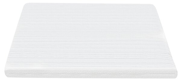 Vrchný matrac biela pamäťová pena polyesterový poťah 120 x 200 cm topper podložka na posteľ spálňa