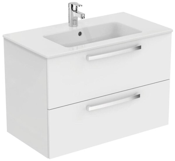 Kúpeľňová skrinka pod umývadlo Ideal Standard Tempo 80x44x55 cm biela lesk E3242WG