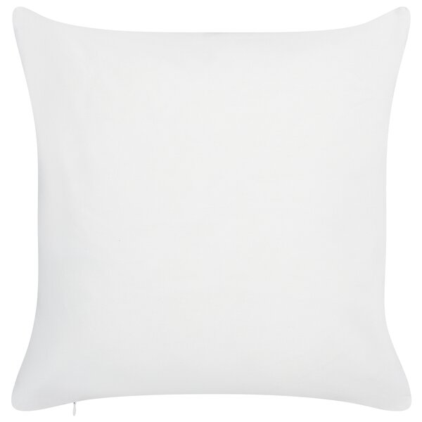Sada 2 záhradných vankúšov ružová polyester geometrický vzor 45 x 45 cm štvorcová moderný štýl vonkajšia terasa vodoodolná