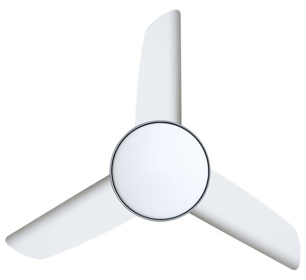 Stropný ventilátor so svetlom sivý syntetický materiál diaľkové ovládanie moderný škandinávsky štýl obývacia izba