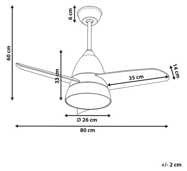 Stropný ventilátor so svetlom sivý syntetický materiál diaľkové ovládanie moderný škandinávsky štýl obývacia izba
