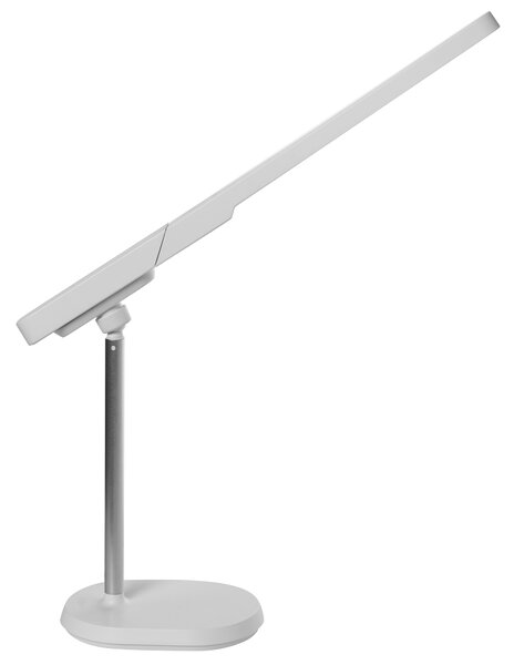 Stolná LED lampa biela syntetický materiál multifunkčná 3 režimy teploty svetla so stmievačom odnímateľná nastaviteľná kancelária