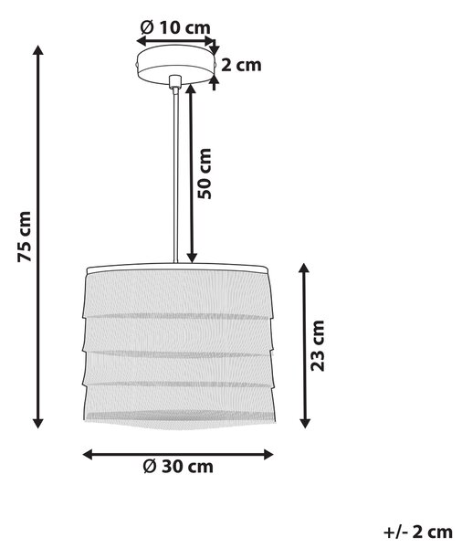 Závesná lampa čierna polyester látkové tienidlo so strapcami osvetlenie moderný štýl obývacia izba