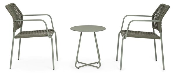 Oceľový okrúhly záhradný stolík ø 45 cm Jable – Bizzotto