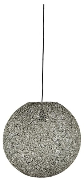 Sivé stropné svietidlo LABEL51 Twist, ⌀ 30 cm