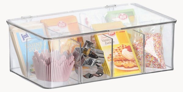 Organizér's viacerými priehradkami Clear