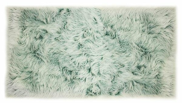 Kontrast Kusový koberec s vysokým vlasom OMBRE 80 x 140 cm - modrozelený