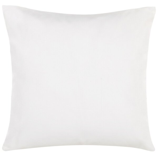 Sada dvoch vonkajších štvorcových vankúšov s farebným vzorom záhradné vankúše biely polyester poťah na zips 45 x 45 cm moderný cikcak dizajn