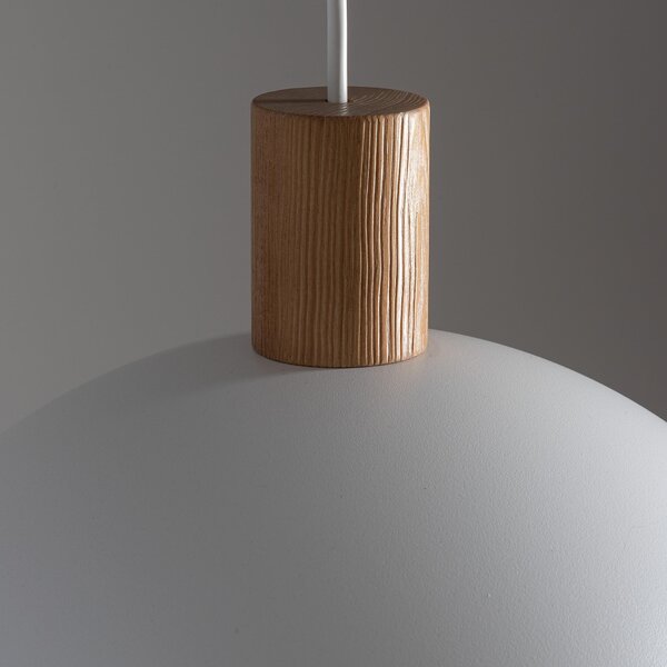 Luster do kuchyne TK 4851 OSLO drevo biely