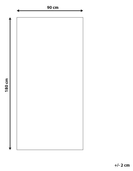 Vonkajší koberec čierny syntetický materiál 90 x 180 cm geometrický vzor obdĺžnikový tvar ekologický moderný štýl interiér exteriér