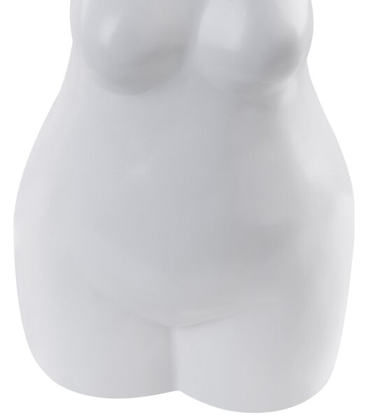 Váza na kvety biela porcelánová 25 cm v tvare ženského tela vodoodolná bytová dekorácia abstraktný dizajn