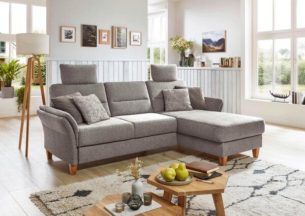 ROHOVÁ SEDAČKA, textil, sivohnedá Sit & More - Sedačky, Online Only