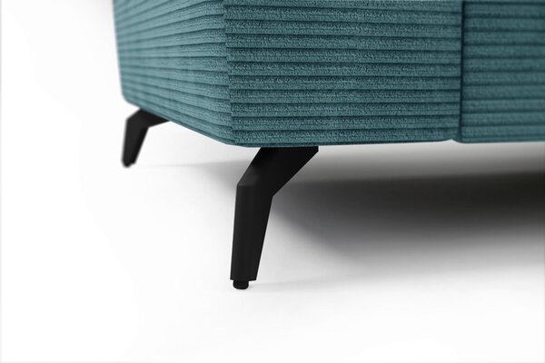 ROHOVÁ SEDAČKA, textil, petrolejová Sit & More - Sedačky, Online Only