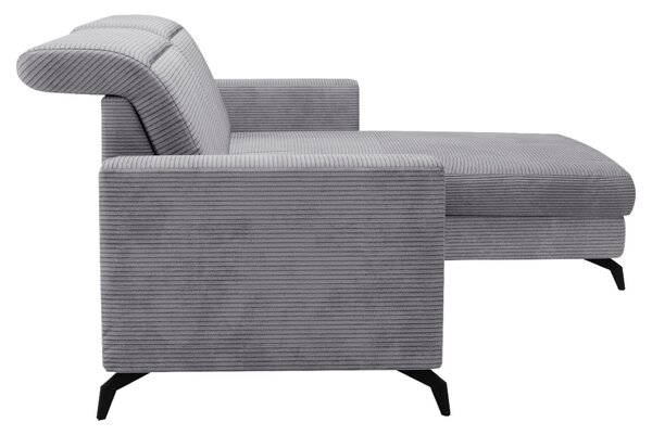 ROHOVÁ SEDAČKA, textil, svetlosivá Sit & More - Sedačky, Online Only
