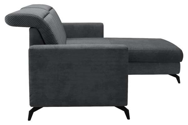 ROHOVÁ SEDAČKA, textil, sivá Sit & More - Sedačky, Online Only