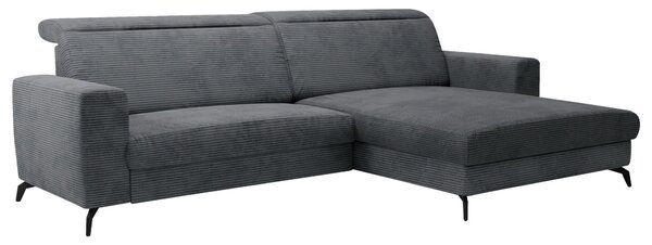 ROHOVÁ SEDAČKA, textil, sivá Sit & More - Sedačky, Online Only