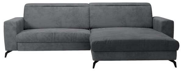 ROHOVÁ SEDAČKA, textil, sivá Sit & More - Sedačky, Online Only