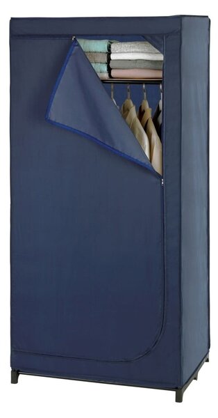 Modrá látková úložná skriňa Wenko Business, 160 x 50 x 90 cm