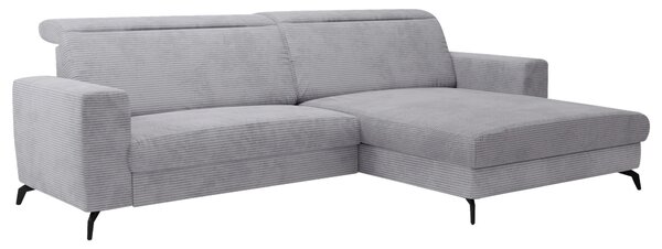 ROHOVÁ SEDAČKA, textil, svetlosivá Sit & More - Sedačky, Online Only