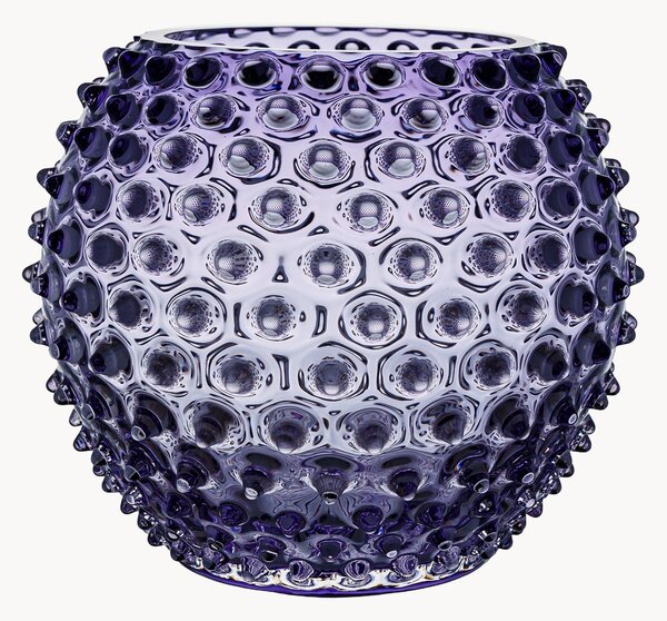 Ručne fúkaná váza Hobnail, V 16 cm