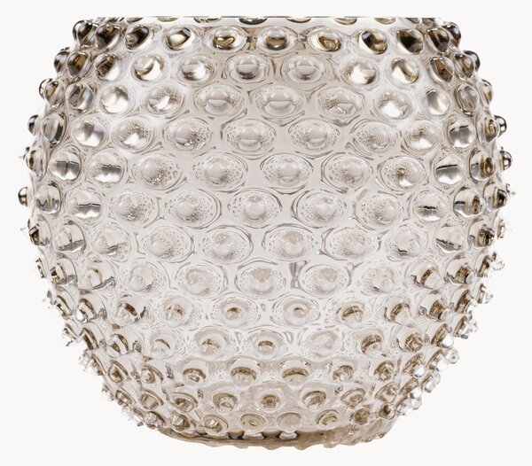 Ručne fúkaná guľová váza Hobnail, V 18 cm