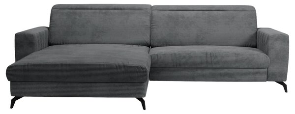 ROHOVÁ SEDAČKA, textil, sivá Sit & More - Sedačky, Online Only