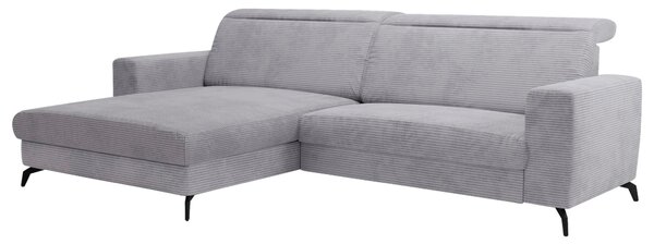 ROHOVÁ SEDAČKA, textil, svetlosivá Sit & More - Sedačky, Online Only