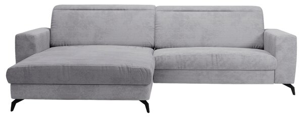 ROHOVÁ SEDAČKA, textil, svetlosivá Sit & More - Sedačky, Online Only