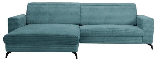 ROHOVÁ SEDAČKA, textil, petrolejová Sit & More - Sedačky, Online Only