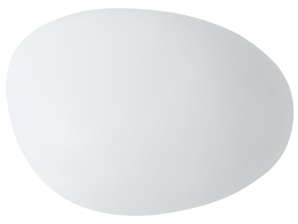 Sada 3 dekoratívnych LED svietidiel biela syntetický materiál v tvare kameňov IP54 vodoodolné s diaľkovým ovládaním záhradné osvetlenie