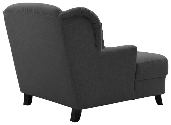 XXL KRESLO, textil, kompozitné drevo, tmavosivá Sit & More - Online Only obývacie izby, Online Only