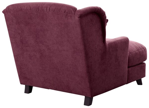 XXL KRESLO, textil, kompozitné drevo, tmavočervená Sit & More - Online Only obývacie izby, Online Only