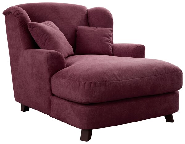 XXL KRESLO, textil, kompozitné drevo, tmavočervená Sit & More - Online Only obývacie izby, Online Only