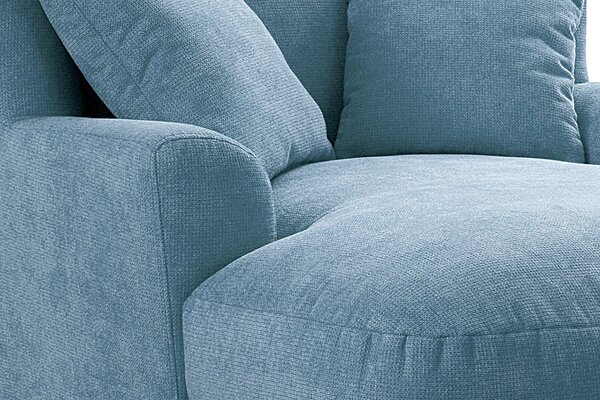 XXL KRESLO, textil, kompozitné drevo, svetlomodrá Sit & More - Online Only obývacie izby, Online Only