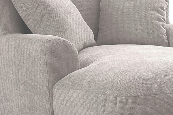 XXL KRESLO, textil, kompozitné drevo, krémová Sit & More - Online Only obývacie izby, Online Only