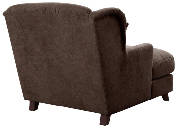 XXL KRESLO, textil, kompozitné drevo, tmavohnedá Sit & More - Online Only obývacie izby, Online Only