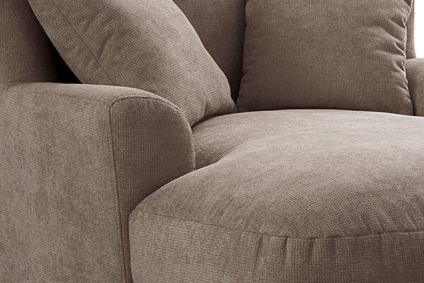XXL KRESLO, textil, kompozitné drevo, taupe Sit & More - Online Only obývacie izby, Online Only