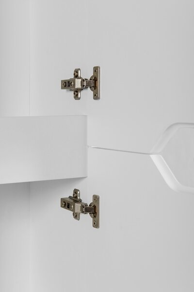 MODERN biely W35 vysoká skrinka do kúpeľne