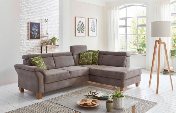 ROHOVÁ SEDAČKA, textil, hnedá Sit & More - Sedačky, Online Only