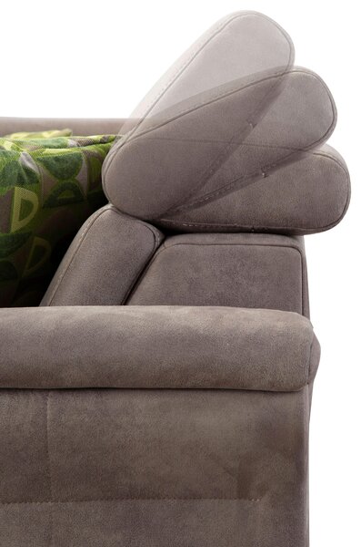 ROHOVÁ SEDAČKA, textil, hnedá Sit & More - Sedačky, Online Only